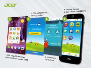 Acer Liquid Z320 Kids Center